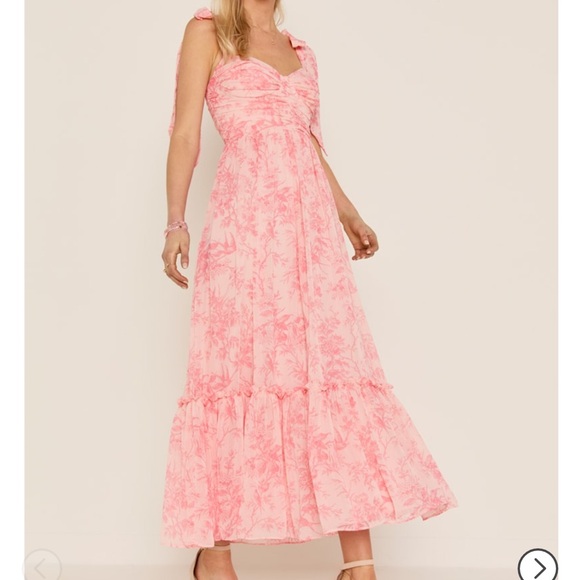 chinese dress ladies Ciao Ruffles Maxi Dress